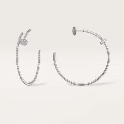 [⭐JeweliWhal]JUSTE FULL DIAMOND LARGE EARRINGS
