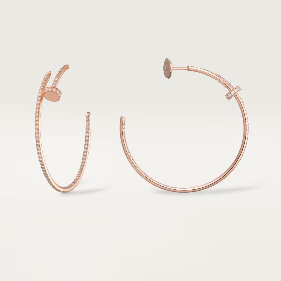 [⭐JeweliWhal]JUSTE FULL DIAMOND LARGE EARRINGS