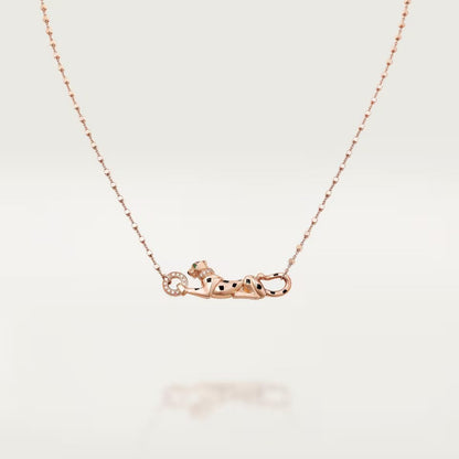 [⭐JeweliWhal]PANTHERE FULL DIAMOND NECKLACE