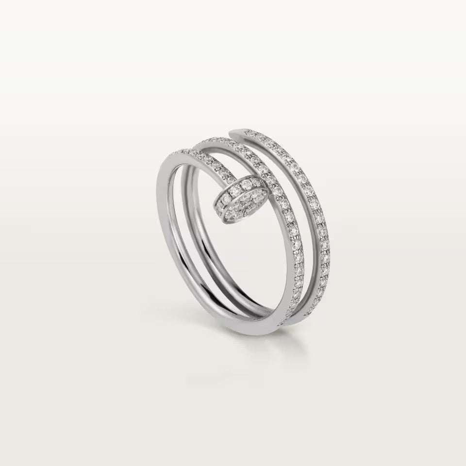 [⭐JeweliWhal]JUSTE RING 4.8MM FULL DIAMOND