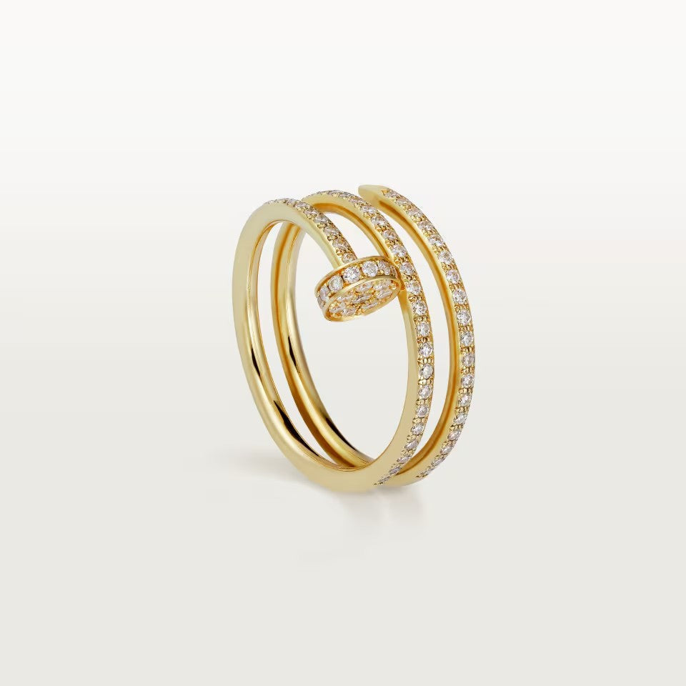[⭐JeweliWhal]JUSTE RING 4.8MM FULL DIAMOND
