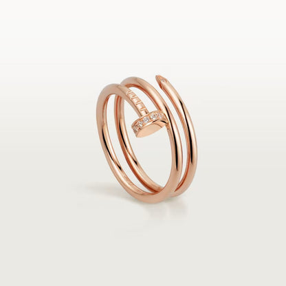 [⭐JeweliWhal]JUSTE RING 4.8MM HALF DIAMOND