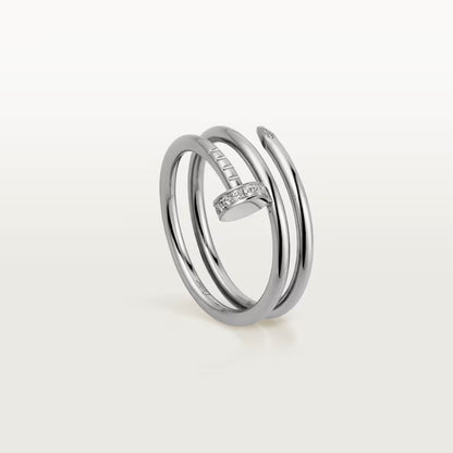 [⭐JeweliWhal]JUSTE RING 4.8MM HALF DIAMOND