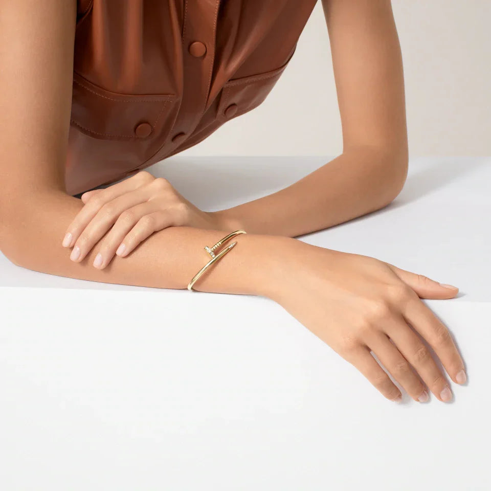 [⭐JeweliWhal]JUSTE BRACELET 3.5MM DIAMONDS