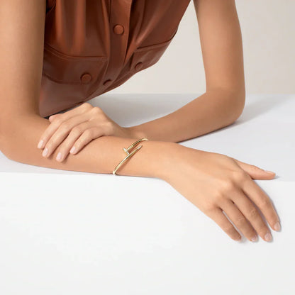 [⭐JeweliWhal]JUSTE BRACELET 3.5MM DIAMONDS