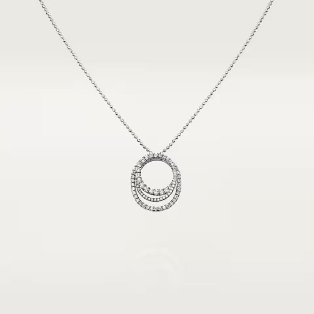 [⭐JeweliWhal]ETINCELLE  FULL DIAMOND NECKLACE