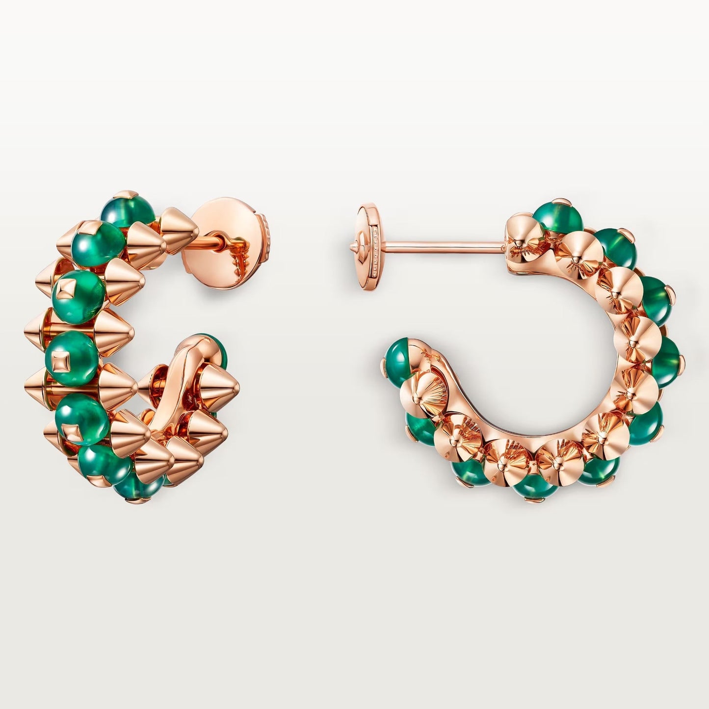 [⭐JeweliWhal]CLASH 7.9MM AGATE CHALCEDONY EARRINGS