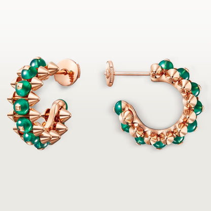 [⭐JeweliWhal]CLASH 7.9MM AGATE CHALCEDONY EARRINGS