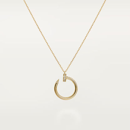 [⭐JeweliWhal]JUSTE NECKLACE HALF DIAMOND