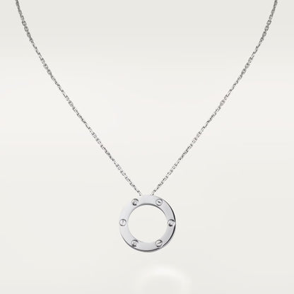 [⭐JeweliWhal]LOVE NECKLACE 16MM 3 DIAMONDS