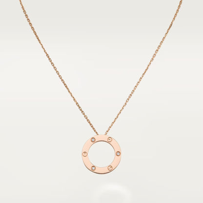 [⭐JeweliWhal]LOVE NECKLACE 16MM 3 DIAMONDS