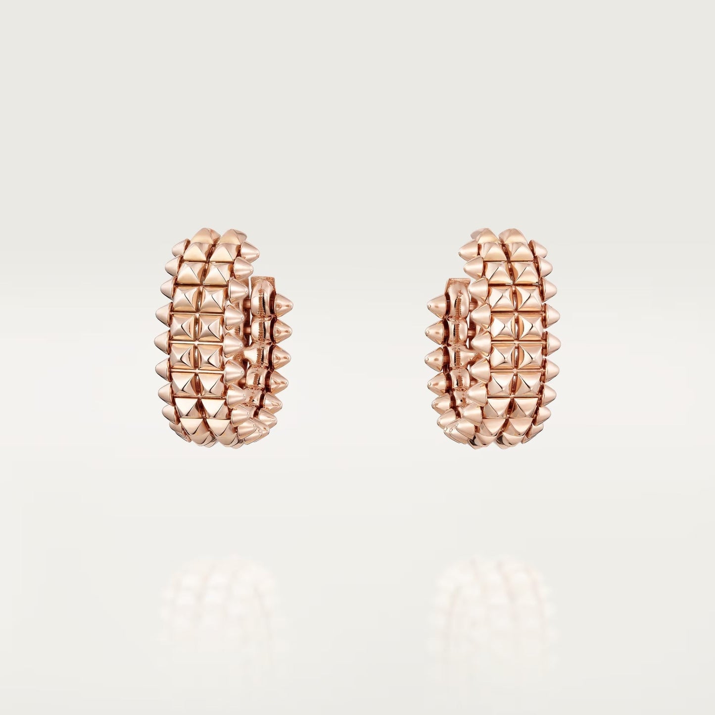 [⭐JeweliWhal]CLASH 9.2MM DOUBLE ROW EARRINGS