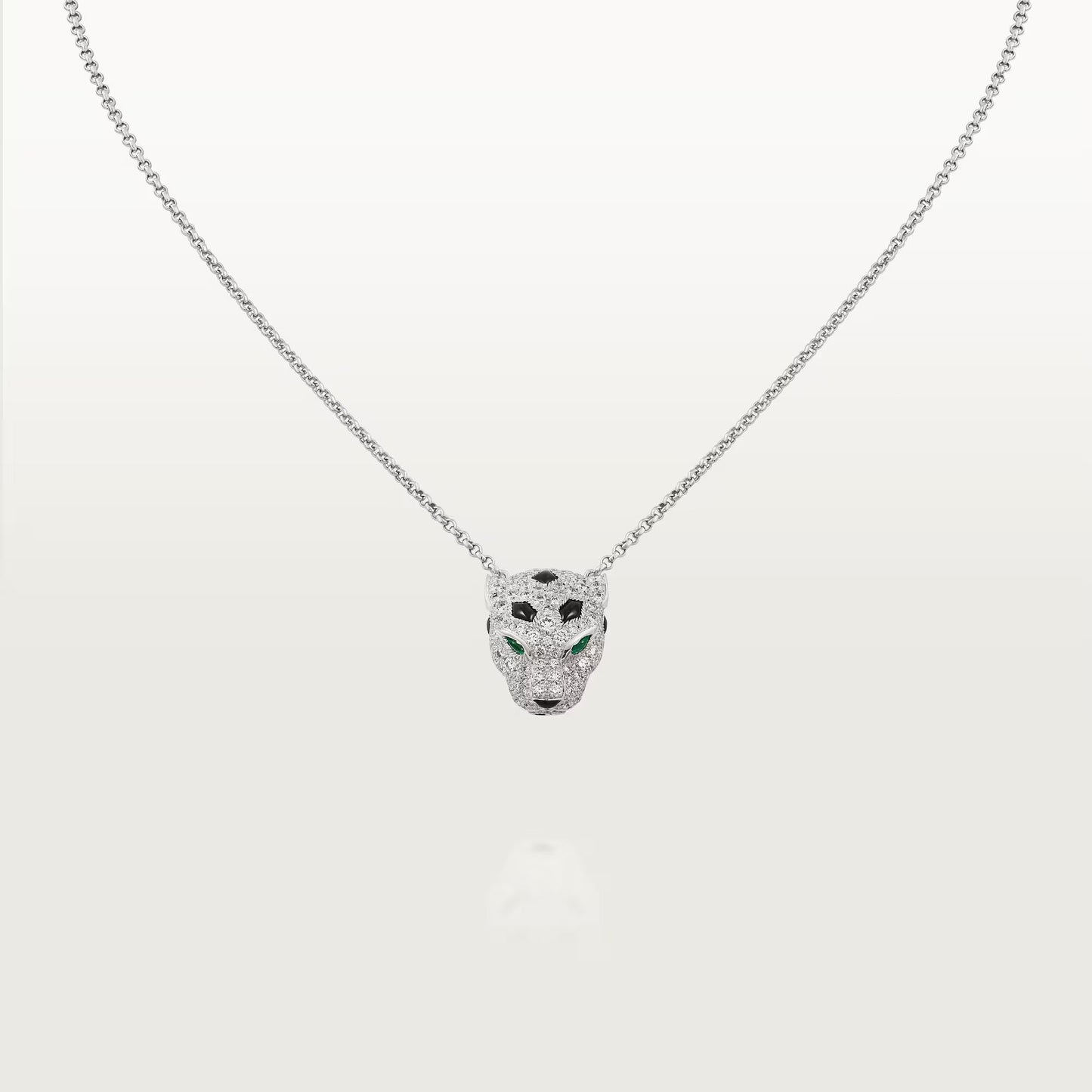 [⭐JeweliWhal]PANTHERE FULL DIAMOND NECKLACE