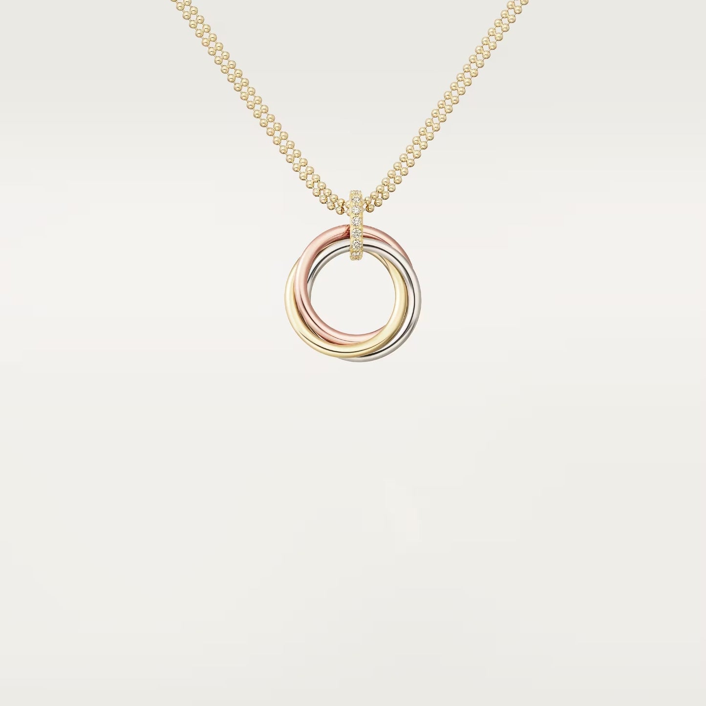 [⭐JeweliWhal]TRINITY MEDIUM  DIAMONDS NECKLACE