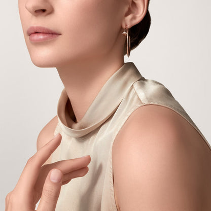 [⭐JeweliWhal]JUSTE HALF DIAMOND LARGE EARRINGS