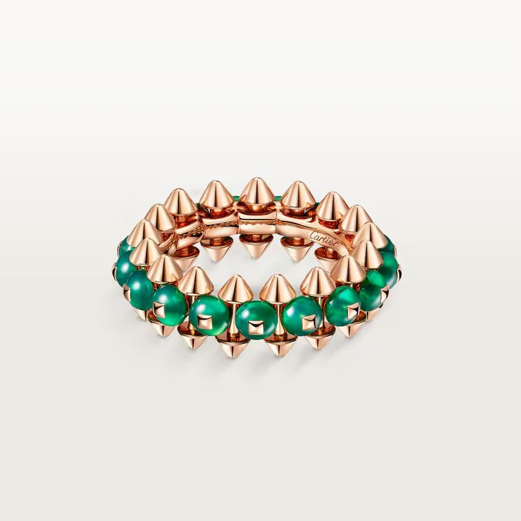 [⭐JeweliWhal]CLASH 7.9MM AGATE CHALCEDONY RING