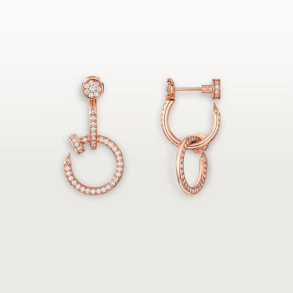 [⭐JeweliWhal]JUSTE FULL DIAMOND DOUBLE EARRINGS