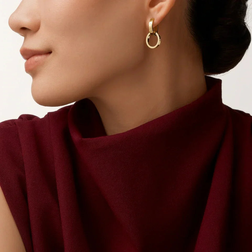 [⭐JeweliWhal]LOVE 3.3MM DANGLE EARRINGS