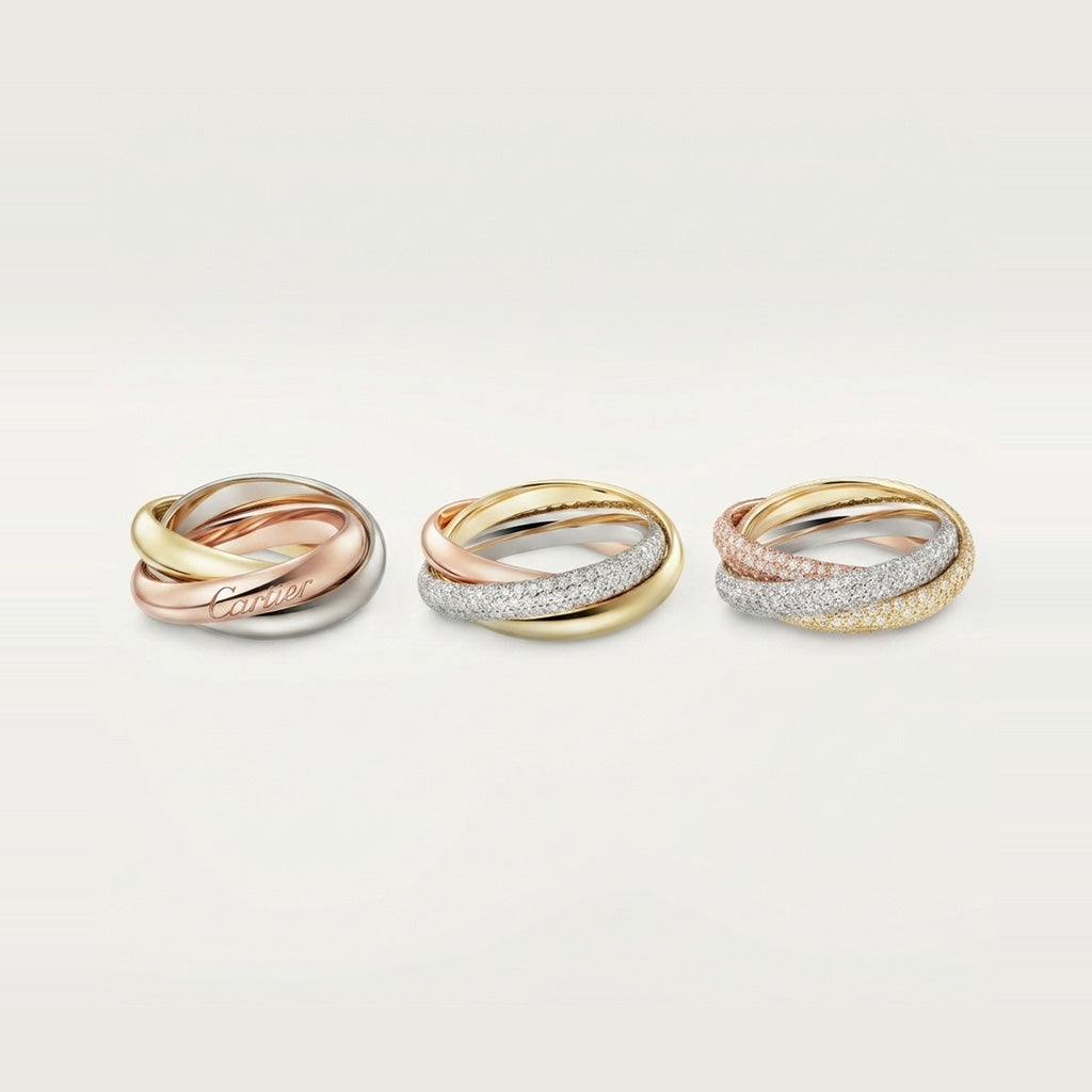 [⭐JeweliWhal]TRINITY 3.2MM RING COLLECTION