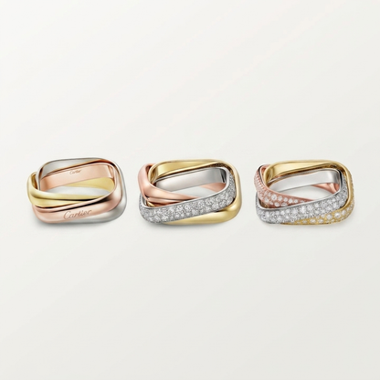 [⭐JeweliWhal]TRINITY 3.5MM CUSHION RING COLLECTION