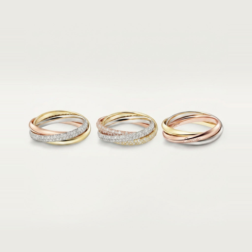 [⭐JeweliWhal]TRINITY 2.5MM RING COLLECTION