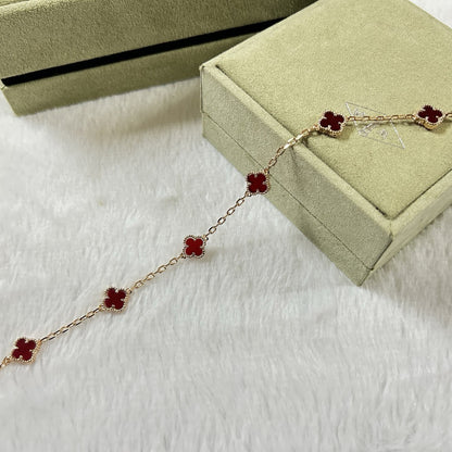 [⭐JeweliWhal]KLEEBKATT 6 MOTIVE ROTER ACHAT ARMBAND
