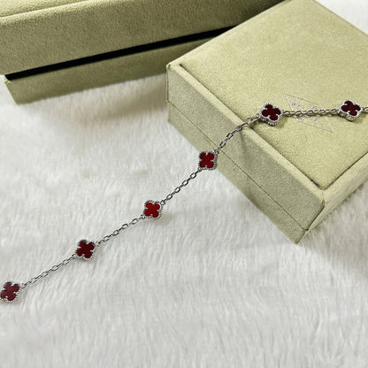 [⭐JeweliWhal]KLEEBKATT 6 MOTIVE ROTER ACHAT ARMBAND
