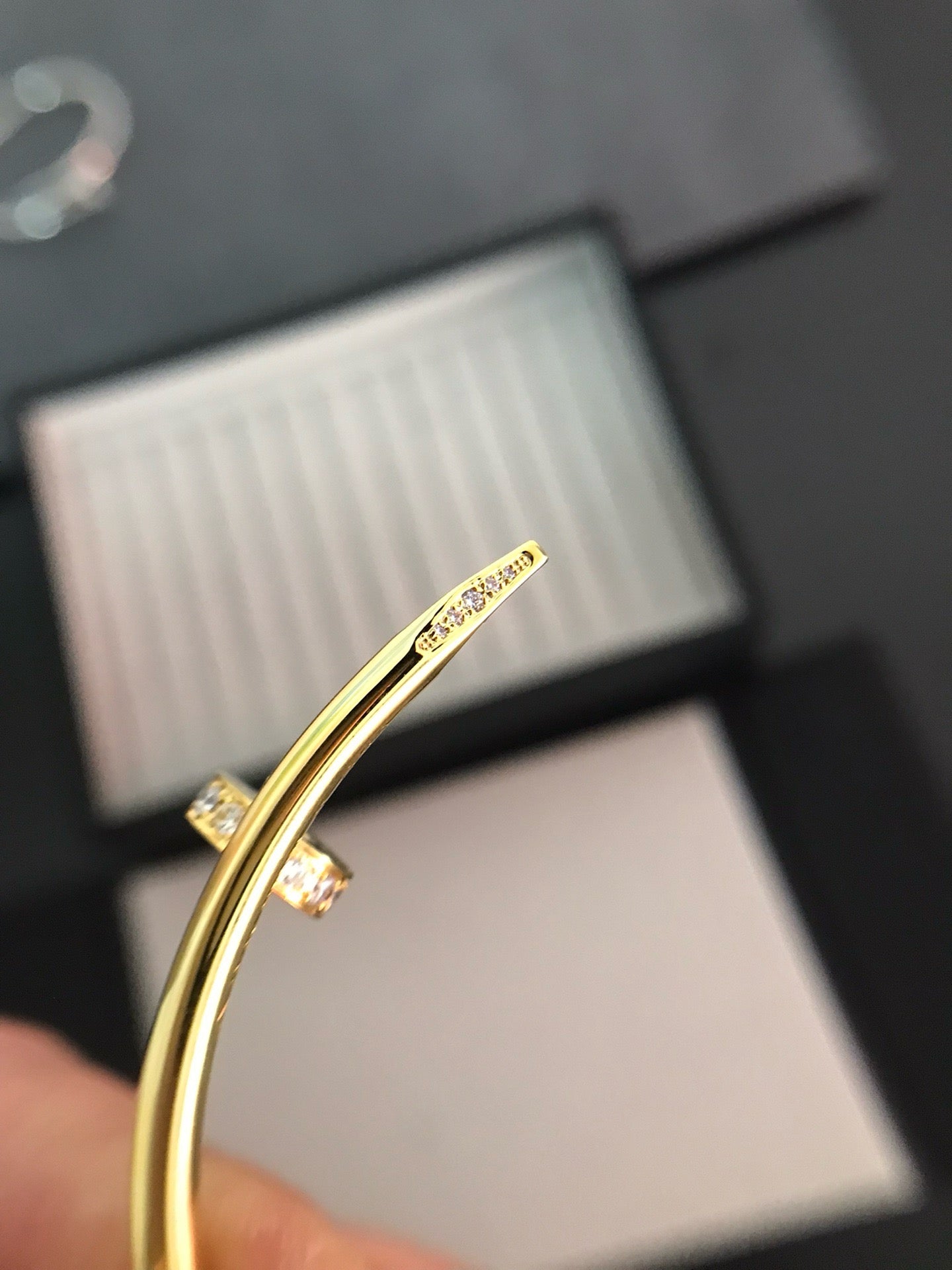 [⭐JeweliWhal]JUSTE BRACELET 3.5MM DIAMONDS