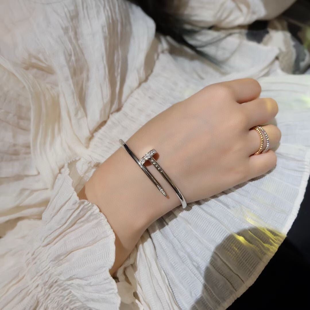[⭐JeweliWhal]JUSTE BRACELET 3.5MM DIAMONDS