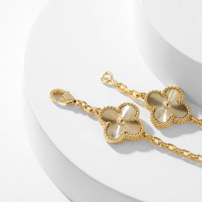 [⭐JeweliWhal]CLOVER 10 MOTIFS LASER NECKLACE