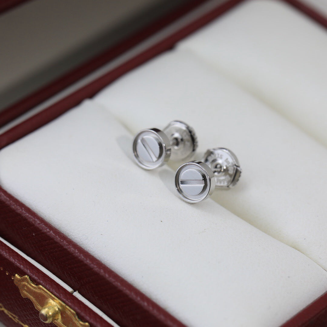 [⭐JeweliWhal]LOVE EARRINGS 7.2MM