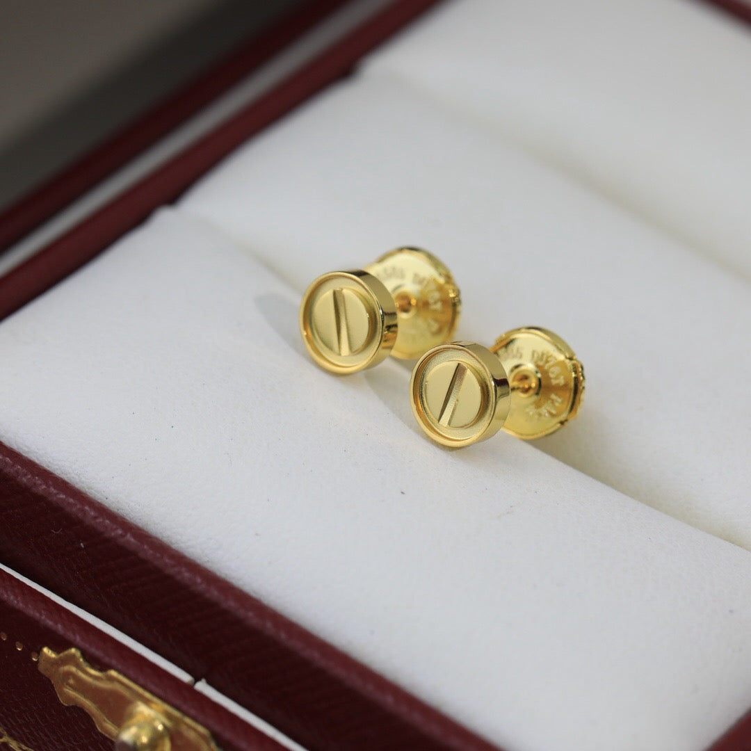 [⭐JeweliWhal]LOVE EARRINGS 7.2MM