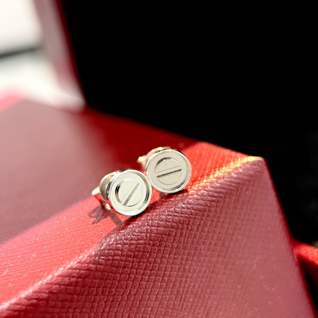 [⭐JeweliWhal]LOVE EARRINGS 7.2MM