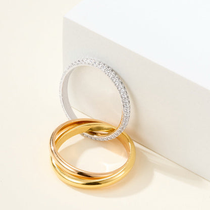 [⭐JeweliWhal]TRINITY 2.5MM RING COLLECTION