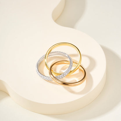 [⭐JeweliWhal]TRINITY 2.5MM RING COLLECTION