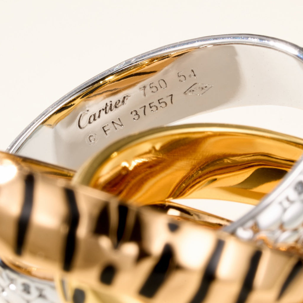 [⭐JeweliWhal]TRINITY  RING LEOPARD PRINT