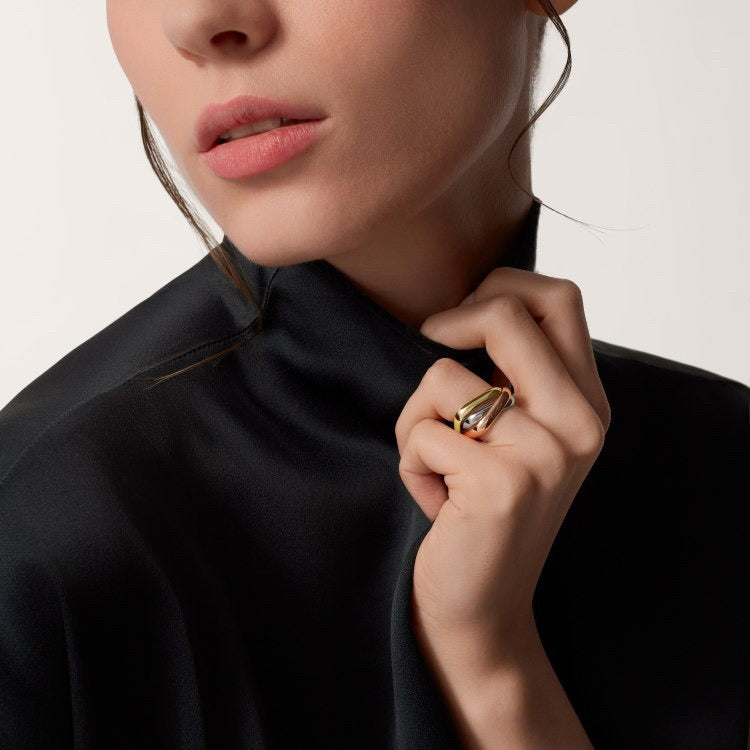 [⭐JeweliWhal]TRINITY 3.5MM CUSHION RING COLLECTION