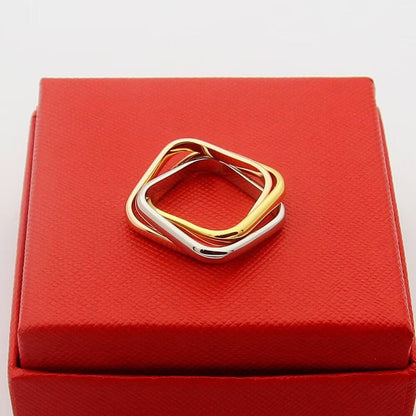 [⭐JeweliWhal]TRINITY 3.5MM CUSHION RING COLLECTION