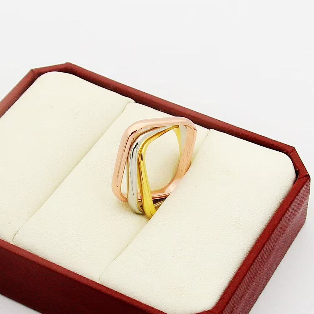 [⭐JeweliWhal]TRINITY 3.5MM CUSHION RING COLLECTION