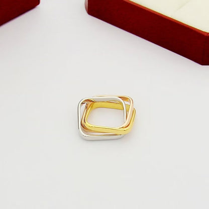 [⭐JeweliWhal]TRINITY 3.5MM CUSHION RING COLLECTION