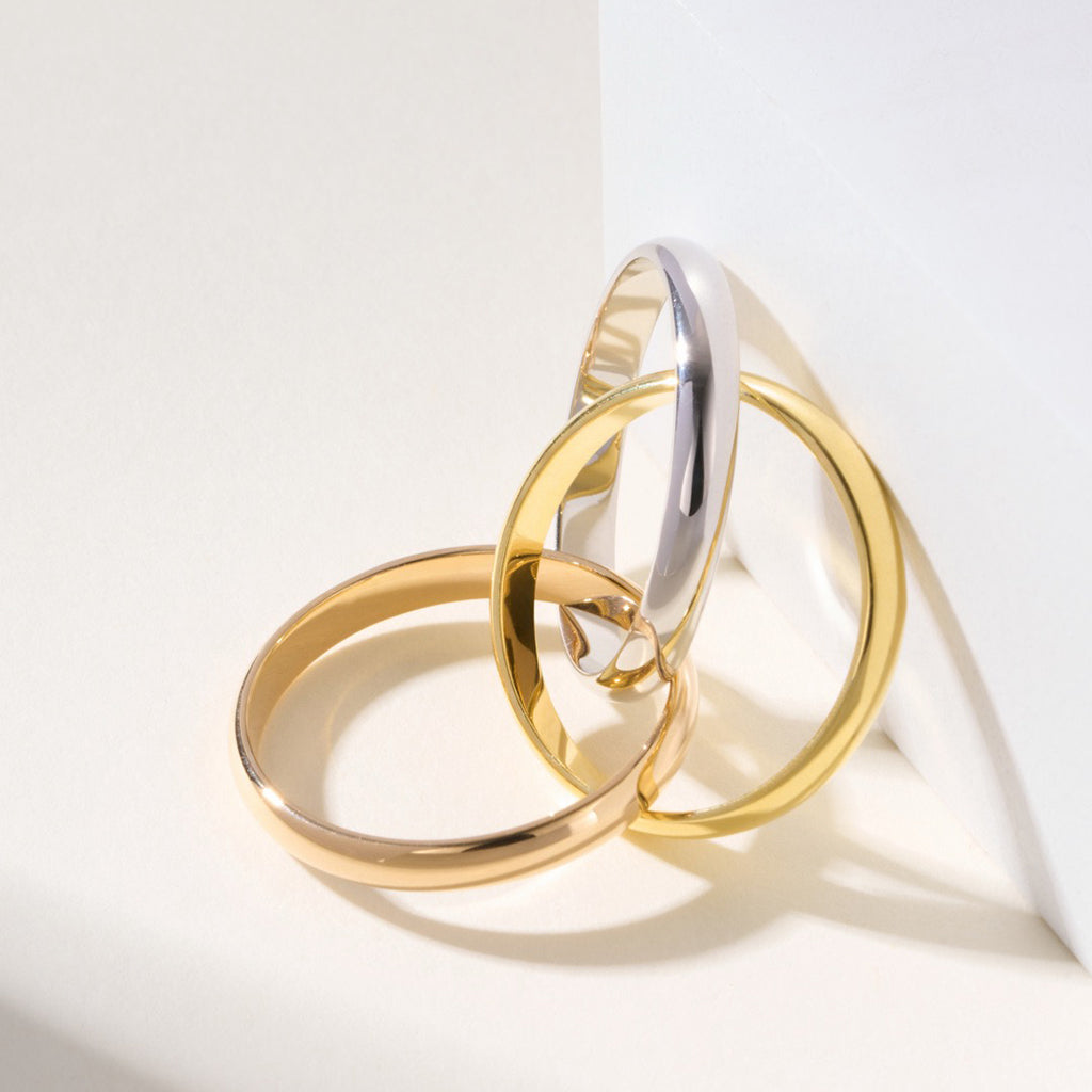[⭐JeweliWhal]TRINITY 2.5MM RING COLLECTION