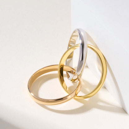 [⭐JeweliWhal]TRINITY 2.5MM RING COLLECTION