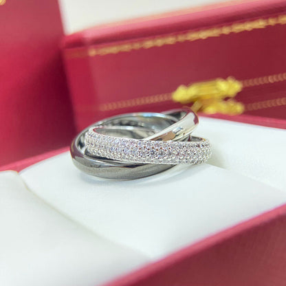 [⭐JeweliWhal]TRINITY 3.2MM RING BLACK CERAMIC