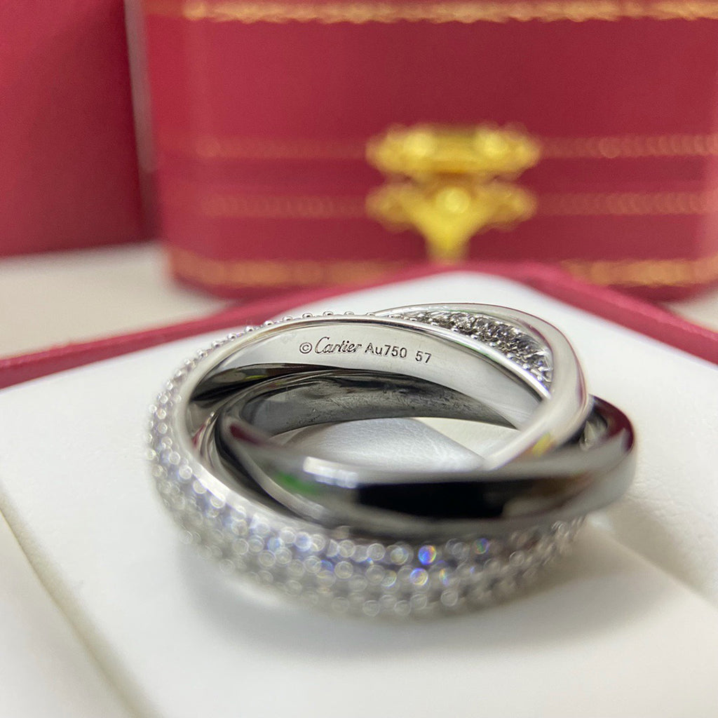 [⭐JeweliWhal]TRINITY 3.2MM RING BLACK CERAMIC