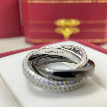 [⭐JeweliWhal]TRINITY 3.2MM RING BLACK CERAMIC