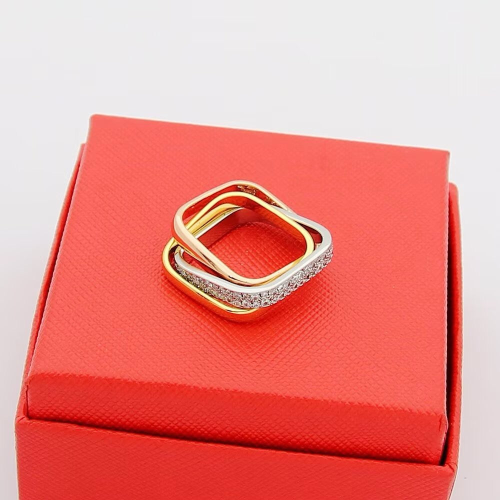[⭐JeweliWhal]TRINITY 3.5MM CUSHION RING COLLECTION