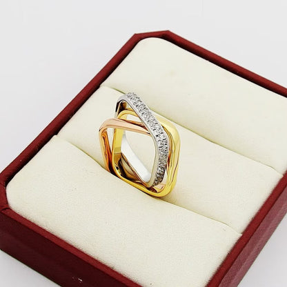 [⭐JeweliWhal]TRINITY 3.5MM CUSHION RING COLLECTION