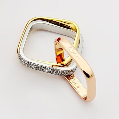[⭐JeweliWhal]TRINITY 3.5MM CUSHION RING COLLECTION