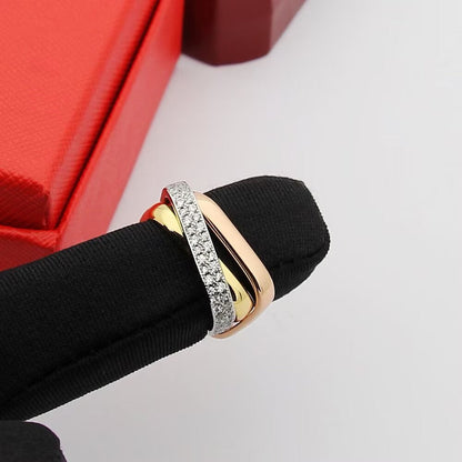 [⭐JeweliWhal]TRINITY 3.5MM CUSHION RING COLLECTION
