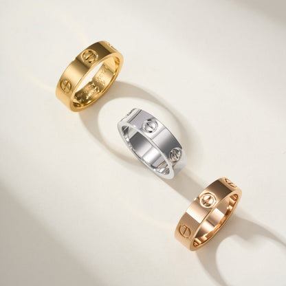 [⭐JeweliWhal]LOVE RING 5.5MM NO DIAMOND